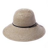 寬簷亞麻帽