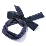 霧光蝴蝶結髮帶