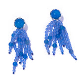 Tarantella 藍瑪瑙耳夾 - IRIS47 Taiwan