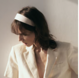 寬版亞麻髮箍 - IRIS47 Taiwan