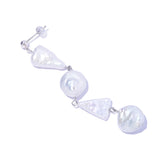 馬賽拼接珍珠耳環 - IRIS47 Taiwan