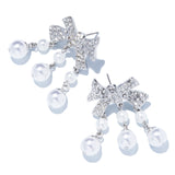 珍珠蝴蝶結造型耳環 - IRIS47 Taiwan