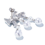 珍珠蝴蝶結造型耳環 - IRIS47 Taiwan