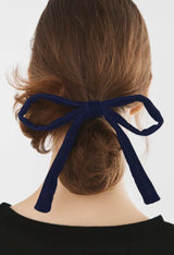 纖細蝴蝶結髮圈