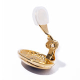 復古流露耳夾/夾式耳環