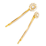 相思樹花朵水鑽髮夾組 - IRIS47 Taiwan