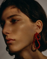 Fabiana 紅瑪瑙耳夾 - IRIS47 Taiwan