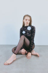 大理花花朵造型胸針