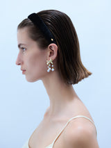 珍珠蝴蝶結造型耳環 - IRIS47 Taiwan
