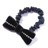 天鵝絨蝴蝶結髮圈 - IRIS47 Taiwan