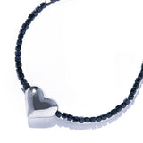 寧靜之心黑尖晶石手鍊