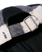 格紋毛呢棒球帽