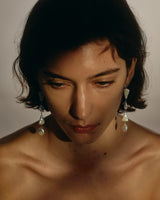 馬賽拼接珍珠耳環 - IRIS47 Taiwan