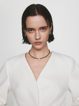 寧靜之心黑尖晶石項鍊