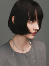 不對稱硬幣項鍊