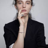 平滑線條寬版戒指