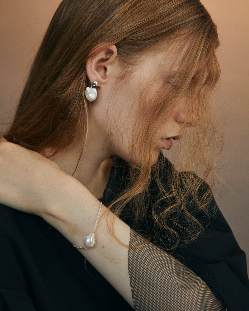 巴洛克 珍珠耳環 - IRIS47 Taiwan